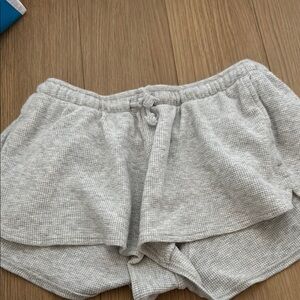 Brandy Melville grey waffle shorts rarely worn
